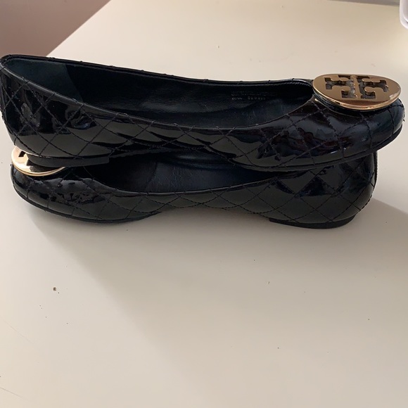 Tory burch black Quinn ballet flats 8.5 - Picture 7 of 7